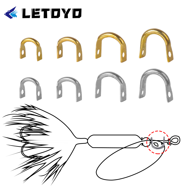 Fishing Lure Making Kit - 100 шт. Складная U-образная рыболовная приманка,