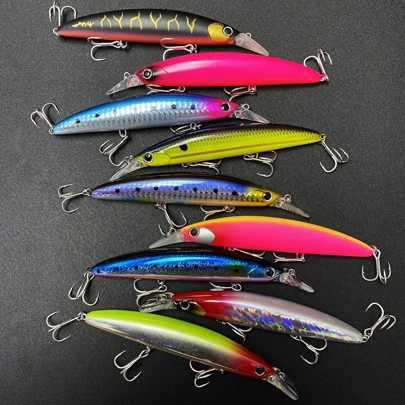 Fishing Lure Spinnerbait - Плавающие рыболовные приманки для гольяна, 110