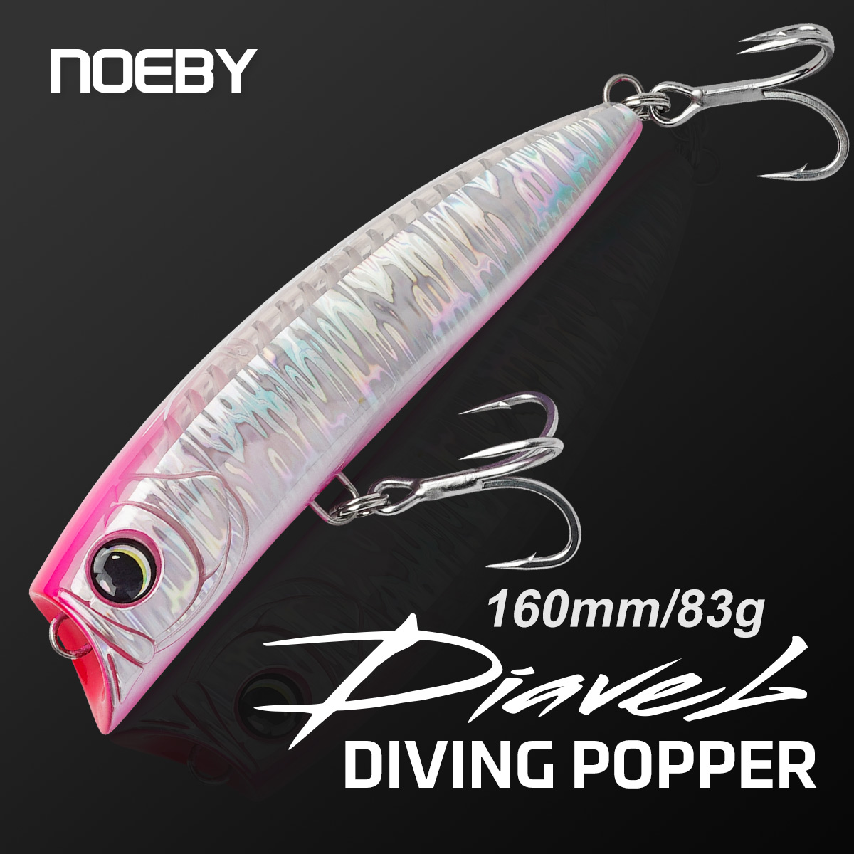 Fishing Lure Popper - Поппер для дайвинга Noeby, 160 мм,