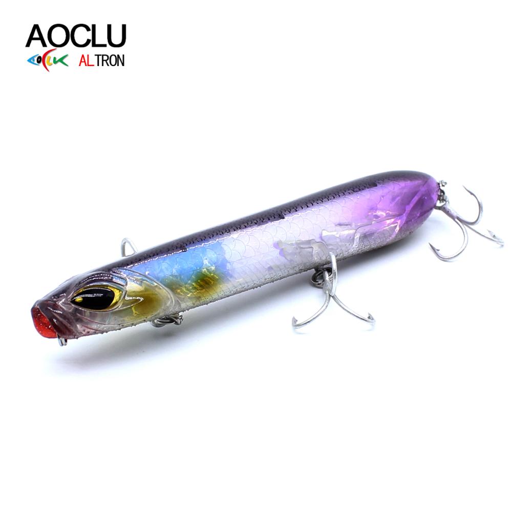 Fishing Lure Topwater - AOCLU-Pencil Hard Bait, Topwater Surface Walk
