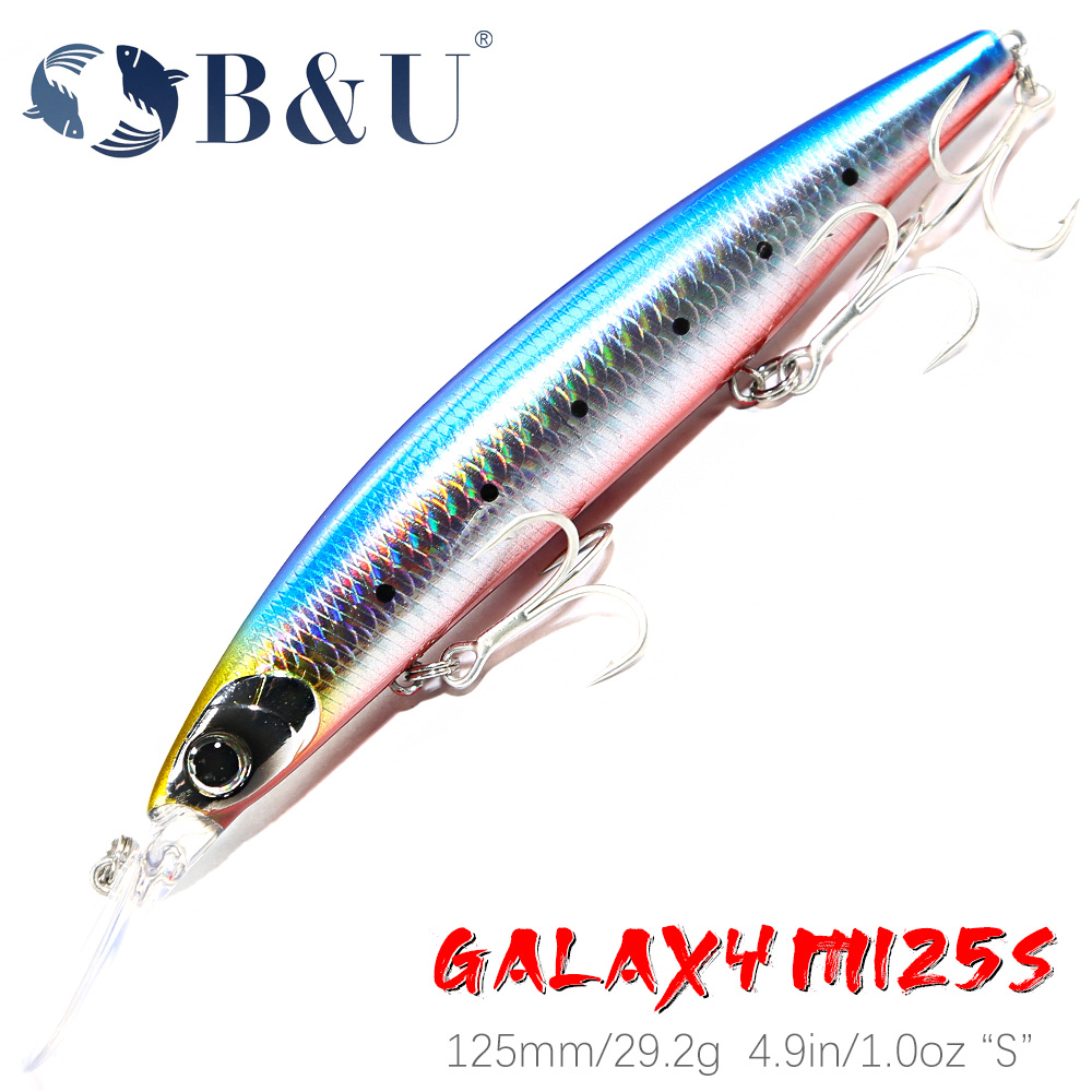 Fishing Lure Jerkbait - B & U 125 мм тонущая