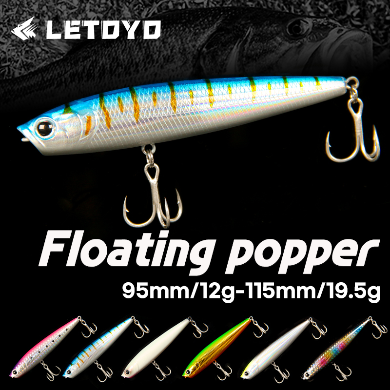 Fishing Lure Popper - LETOYO 12 г/19,5 г плавающая приманка-поппер