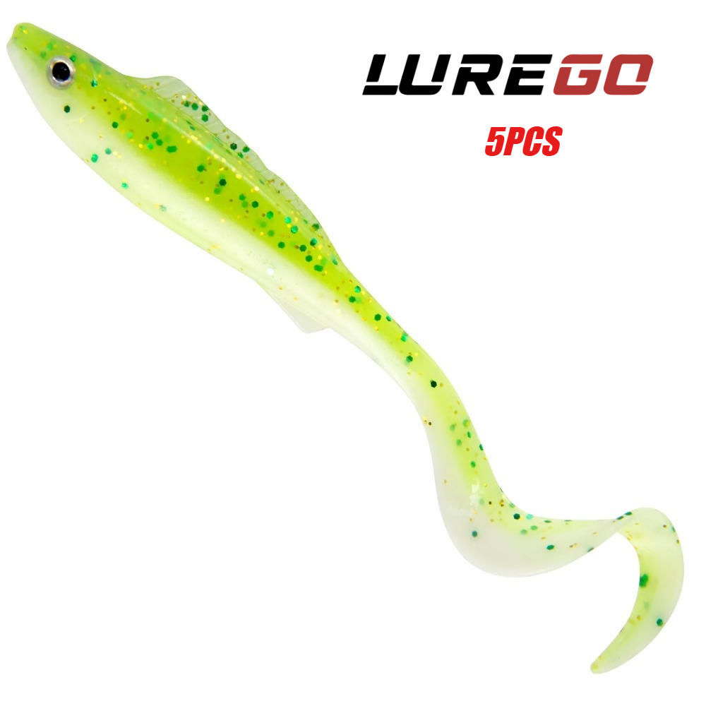 Fishing Lure Soft Plastic - 5 шт. — Динамичные и реалистичные!