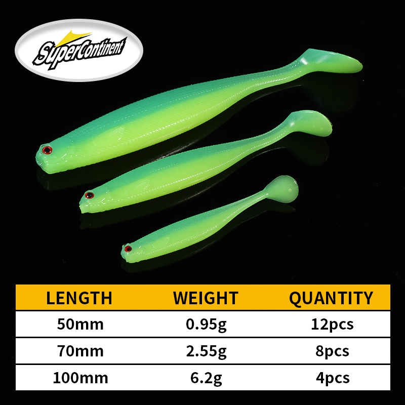 2022 Supercontinent ShadTeez 5 – обзор и цена Fishing Lure Soft Plastic