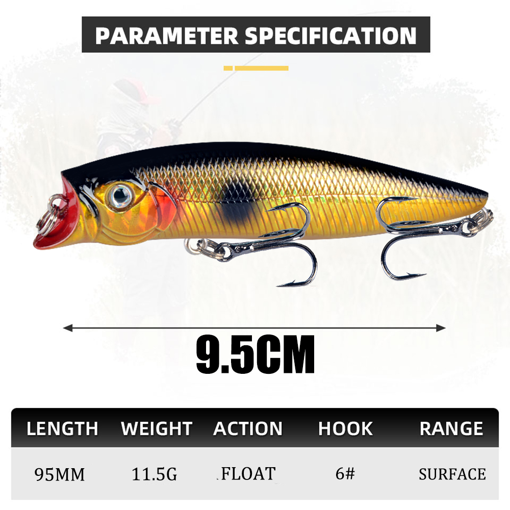 1 шт. рыболовные приманки высо – обзор и цена Fishing Lure Topwater