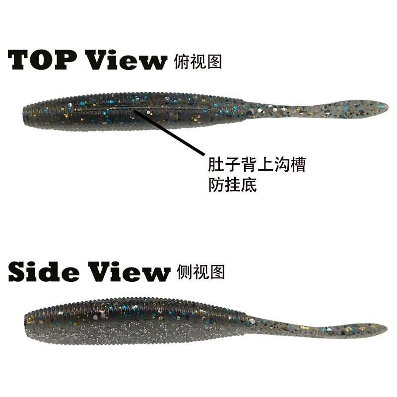 ESFISHING Drive Shad 100 мм, 8 – обзор и цена Fishing Lure Soft Plastic