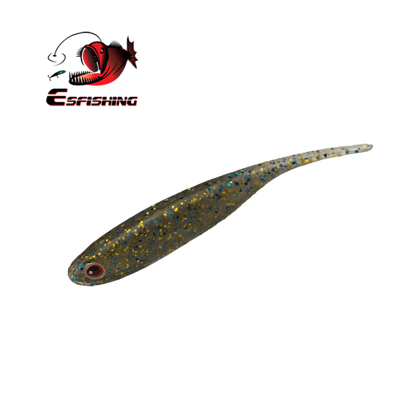 ESFISHING I глянцевая Shad 10  – обзор и цена Fishing Lure Soft Plastic