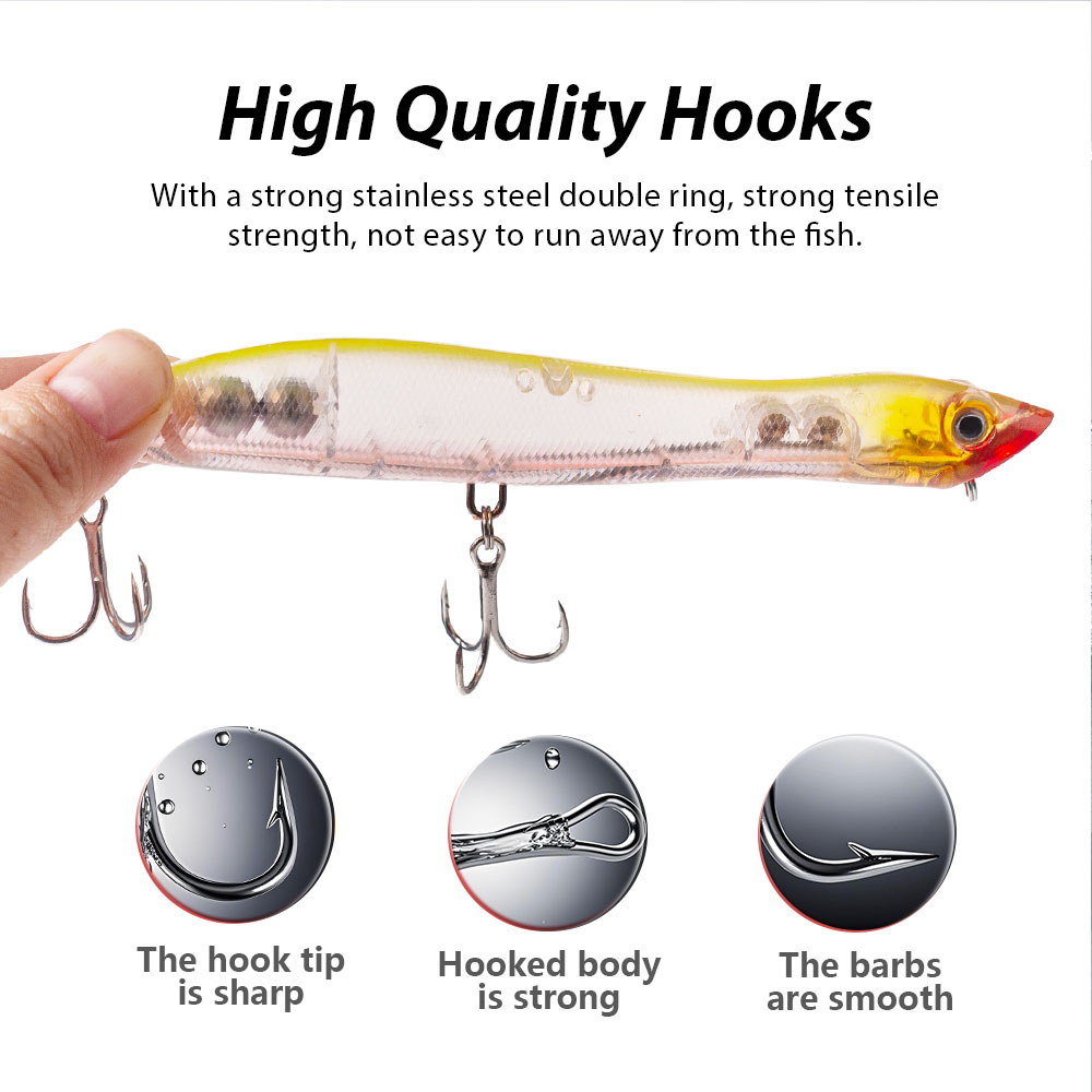 120 мм/18 г Поппер-карандаш дл – обзор и цена Fishing Lure Popper