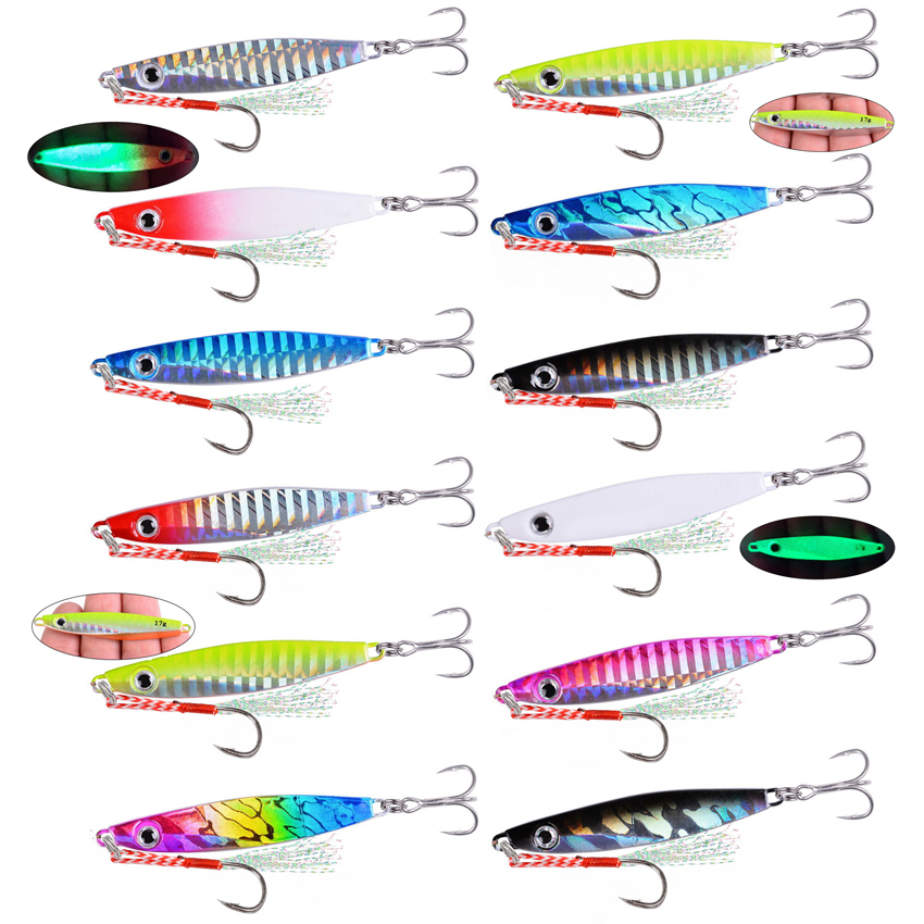 12 шт., рыболовные металлическ – обзор и цена Fishing Lure Blade Bait