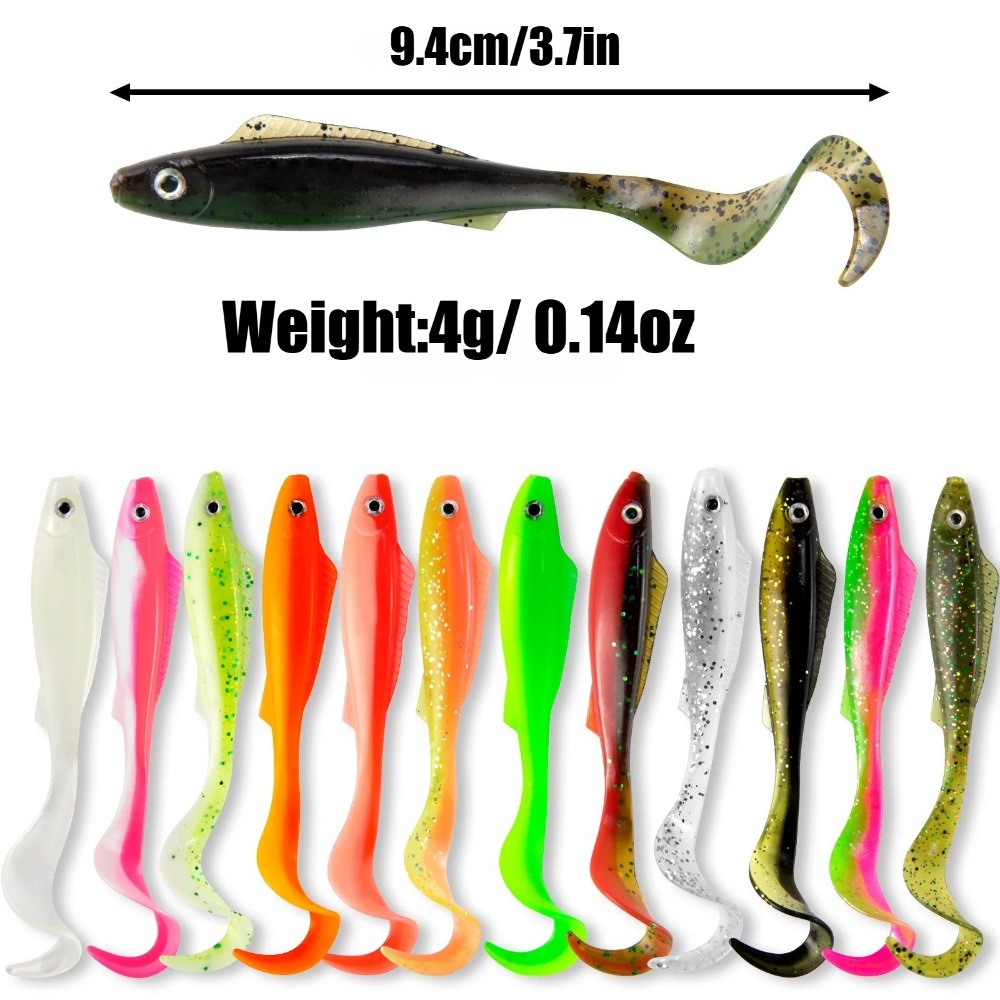 5 шт. — Динамичные и реалистич – обзор и цена Fishing Lure Soft Plastic