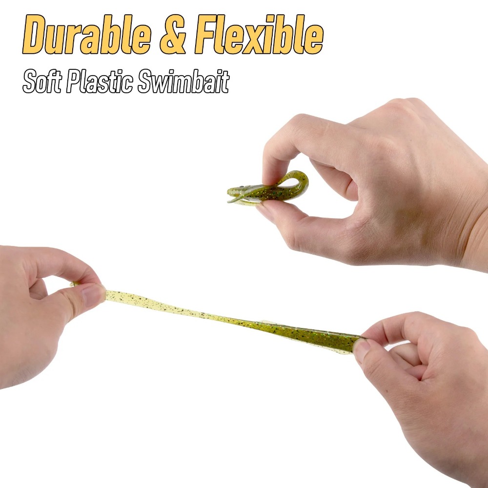 5 шт. — Динамичные и реалистич – обзор и цена Fishing Lure Soft Plastic